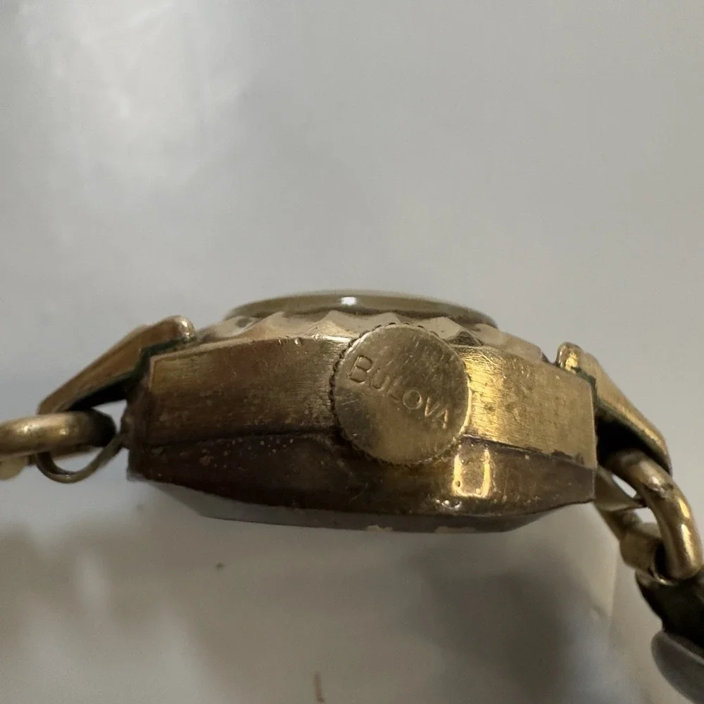 Vintage Bulova Watch Self Winding 1/20 10k Gold Filled Womens Working Condition